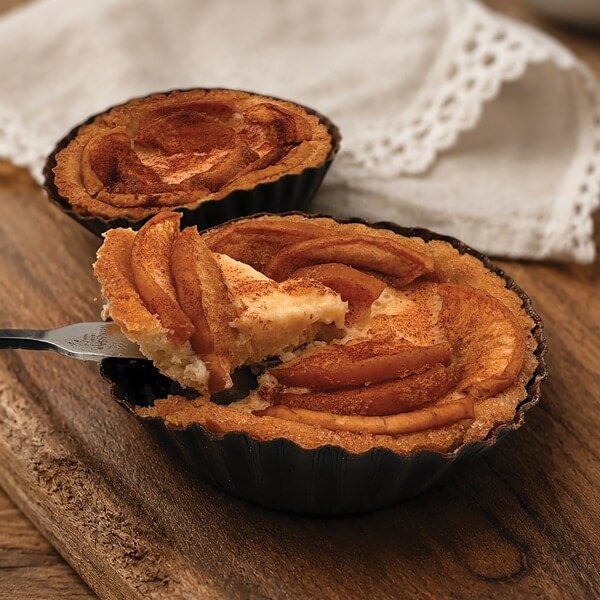Gluten Free Apple Custard Tart
