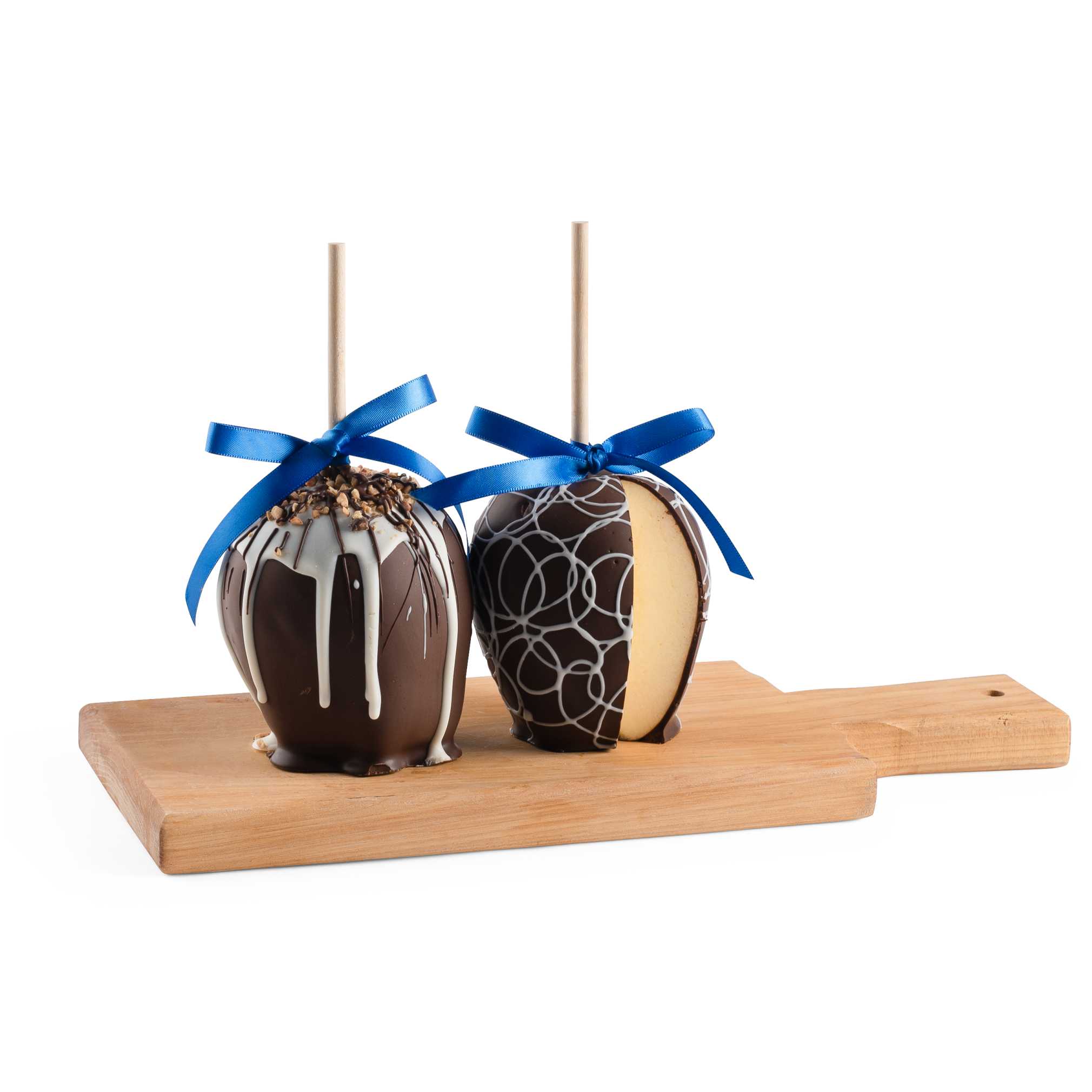 Gourmet Chocolate-Dipped Apple Duo