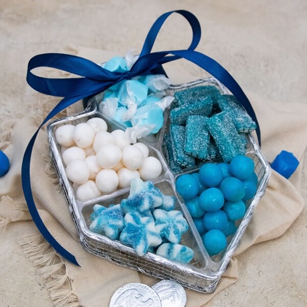 Chanukah Dreidel Candy Tray