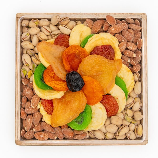 Condolence Fruit & Nut Platter – 16 oz Kosher Gift Tray