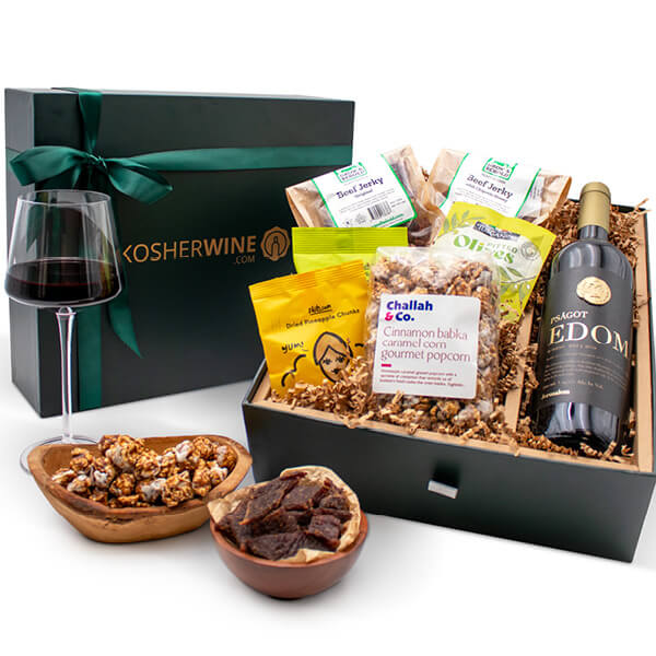 Premium Wine & Curated Treats Gift Set