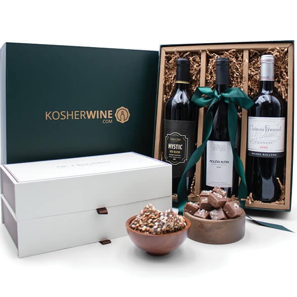 Executive Wine & Fine Belgian Chocolate Gift Set