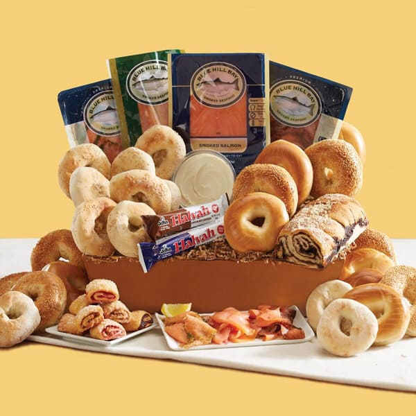 Chanukah "Lox" of Lights Basket