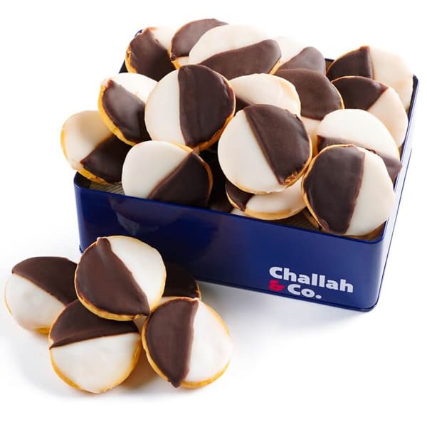 Purim Black & White Cookie Gift Tin