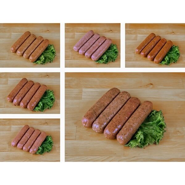 Uncured Beef Sausage Variety Pack - 6 Flavors