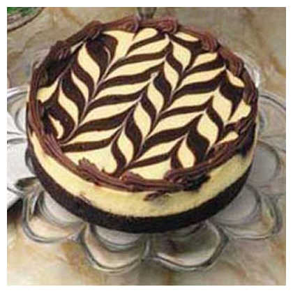 SUGAR FREE Decadent Marble Truffle Cheesecake - 10" 